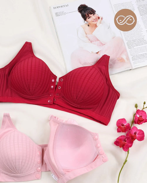 Pack Of 3 Ultra-Comfort Padded Button Bra for Women – Comfortable Daily Wear | Shoppingwears